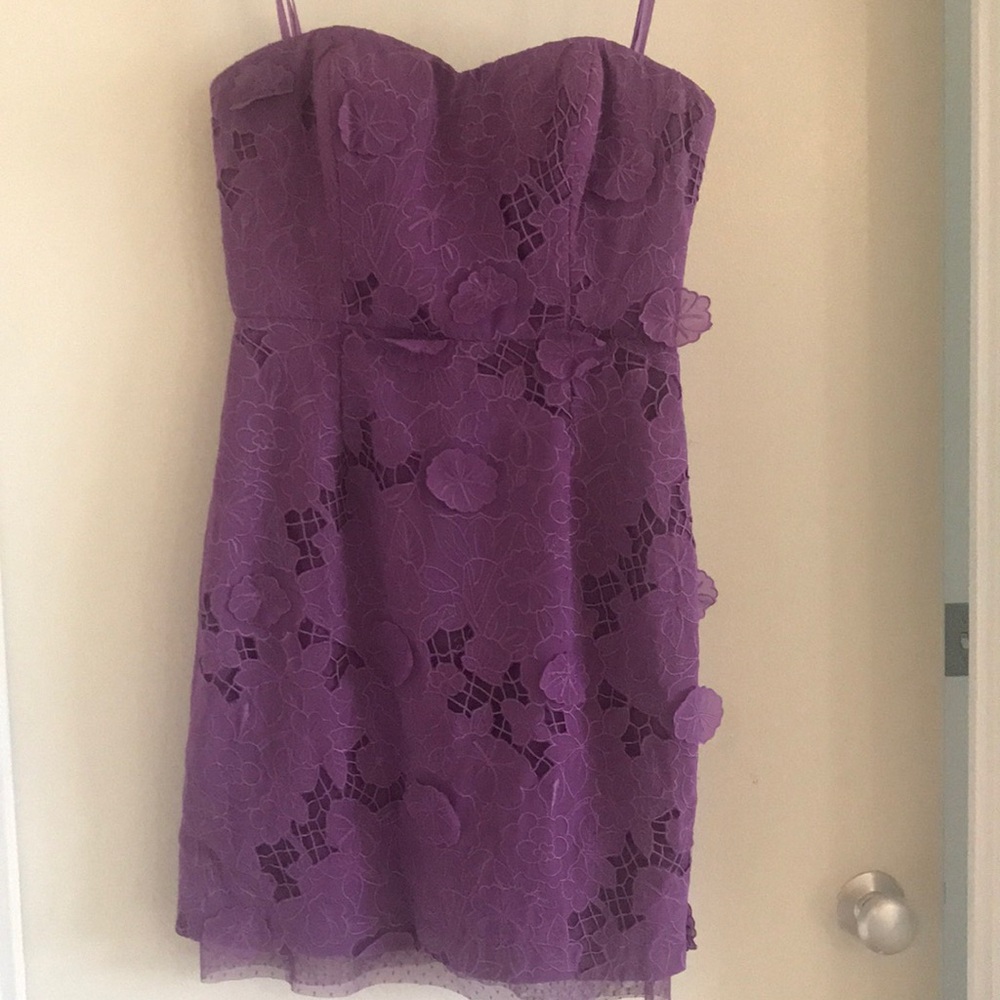 Strapless BCBG dress